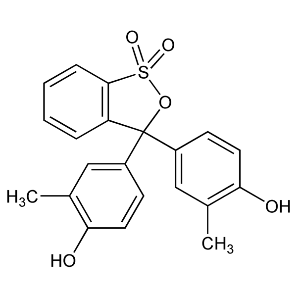 Graphical representation of Cresol Red