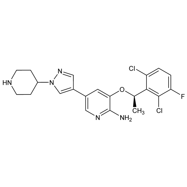 Graphical representation of Crizotinib