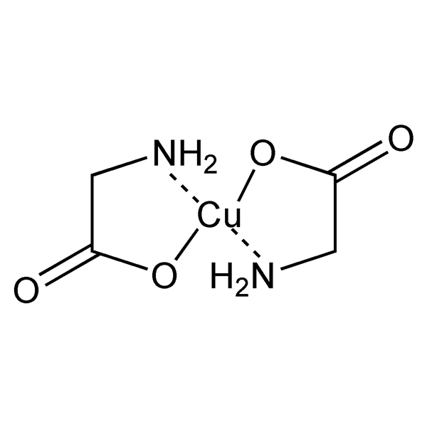 Graphical representation of Cupric Bisglycinate