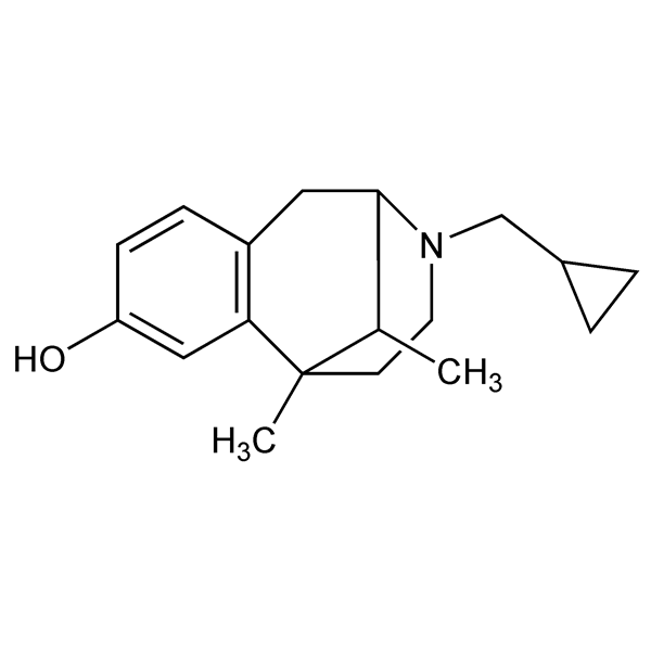 Graphical representation of Cyclazocine