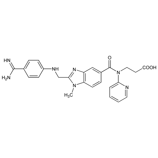 Graphical representation of Dabigatran