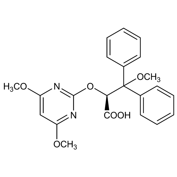 Graphical representation of Darusentan