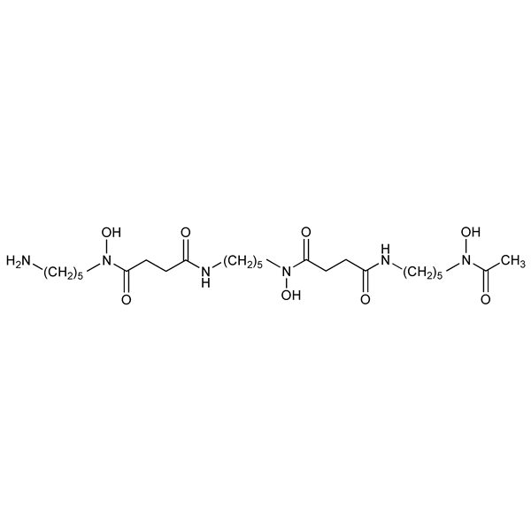 Graphical representation of Deferoxamine