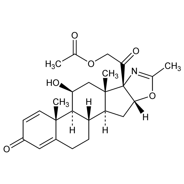 Graphical representation of Deflazacort