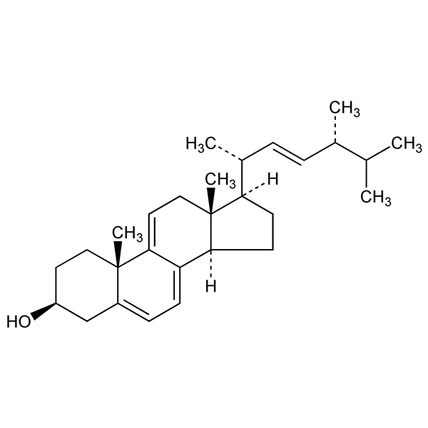 Graphical representation of Dehydroergosterol