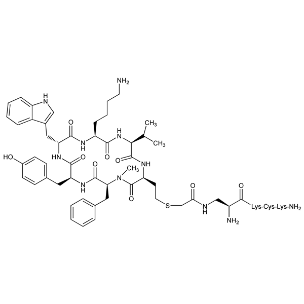 Graphical representation of Depreotide