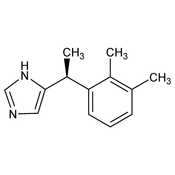 Graphical representation of Dexmedetomidine