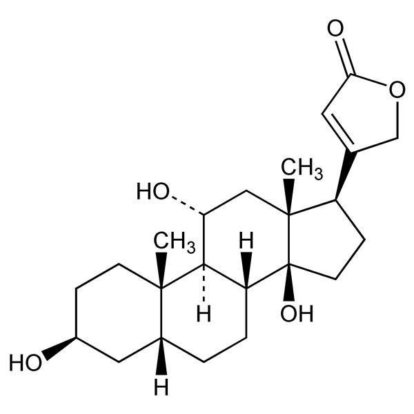 Graphical representation of Sarmentogenin