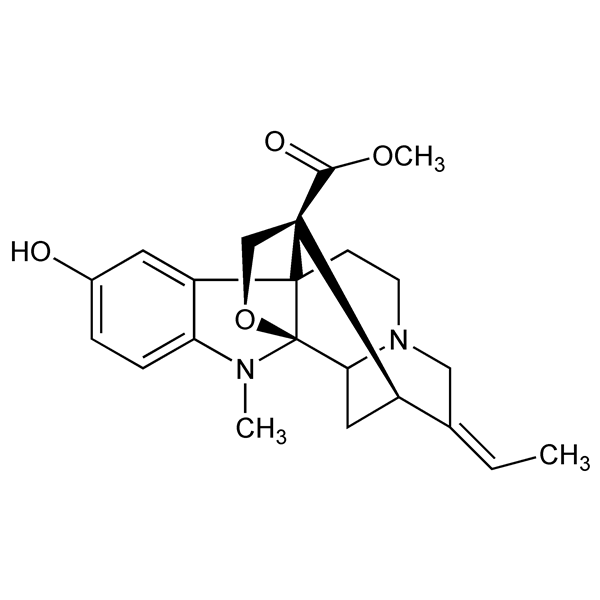 Graphical representation of Akuammine