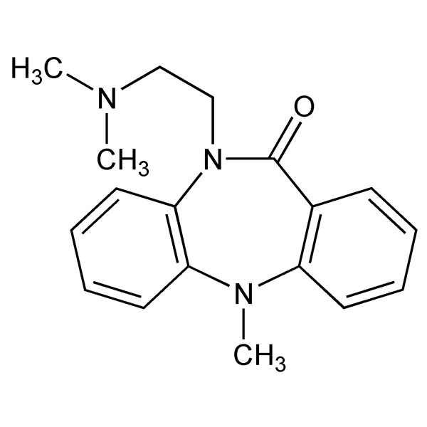 Graphical representation of Dibenzepin