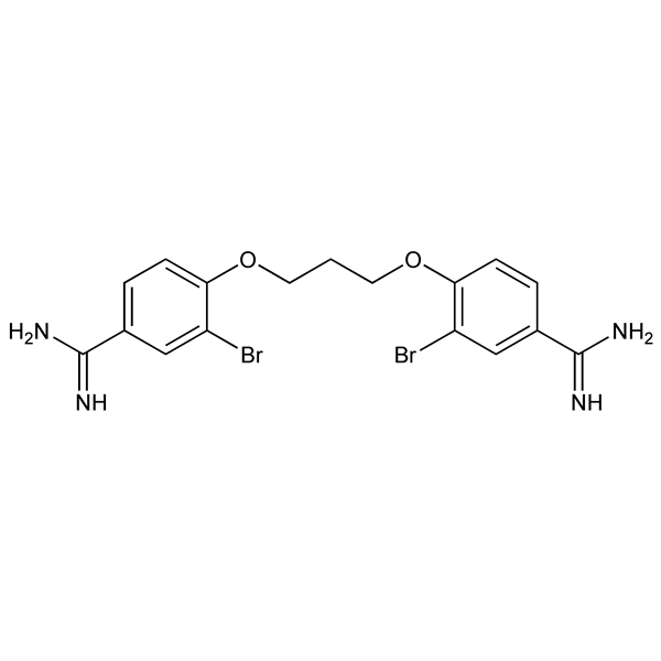 Graphical representation of Dibromopropamidine