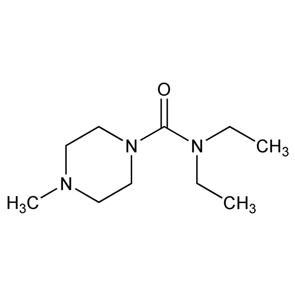 Graphical representation of Diethylcarbamazine