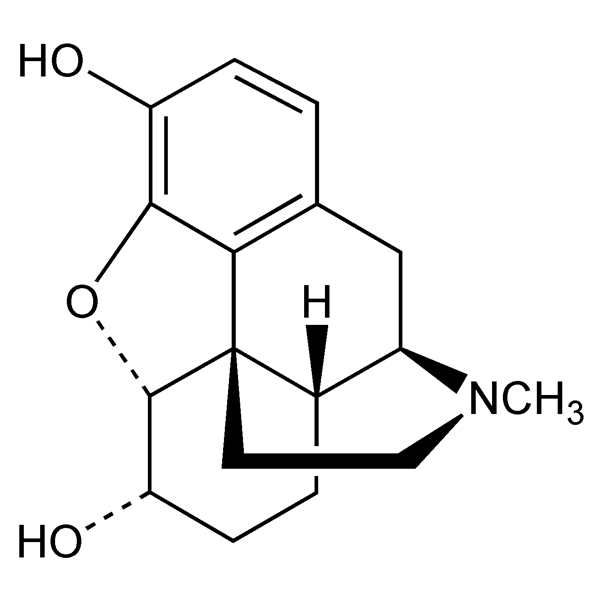 Graphical representation of Dihydromorphine