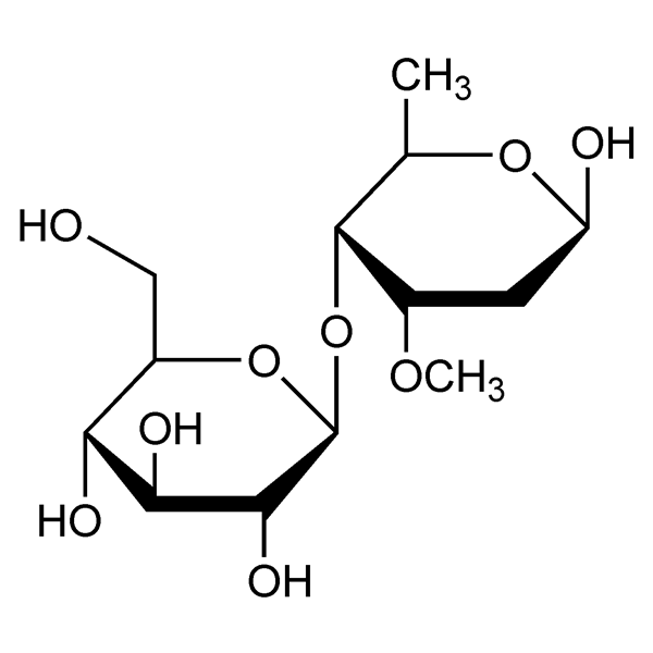 Graphical representation of Strophanthobiose