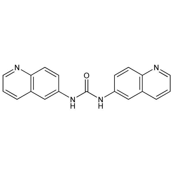 Graphical representation of 1,3-Di-6-quinolylurea