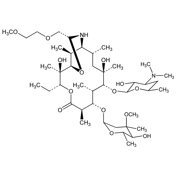 Graphical representation of Dirithromycin