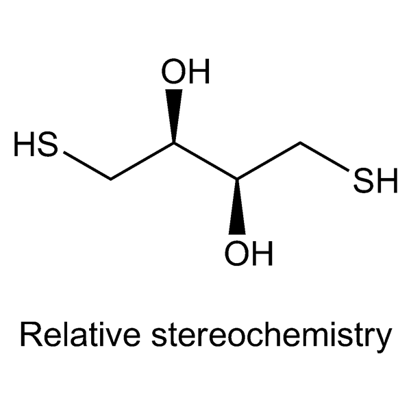 Graphical representation of 1,4-Dithiothreitol