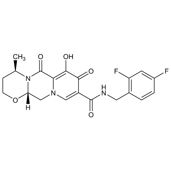 Graphical representation of Dolutegravir