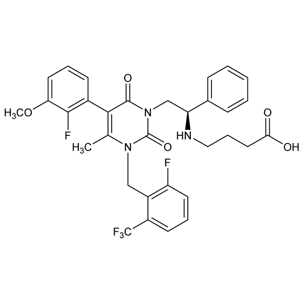 Graphical representation of Elagolix