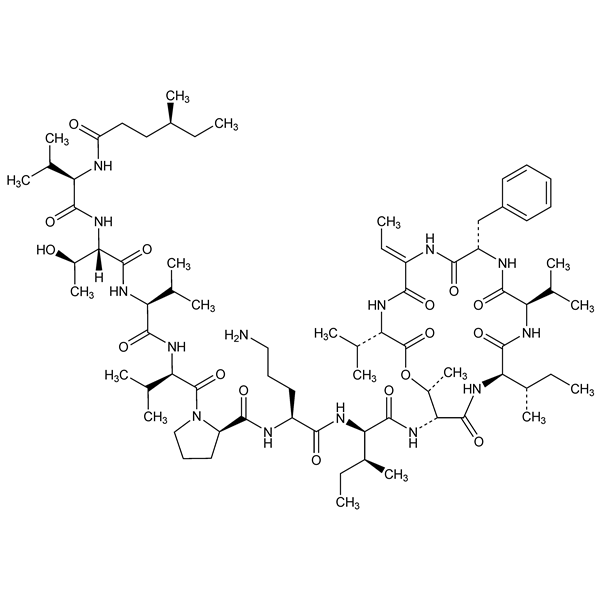 Graphical representation of Elisidepsin