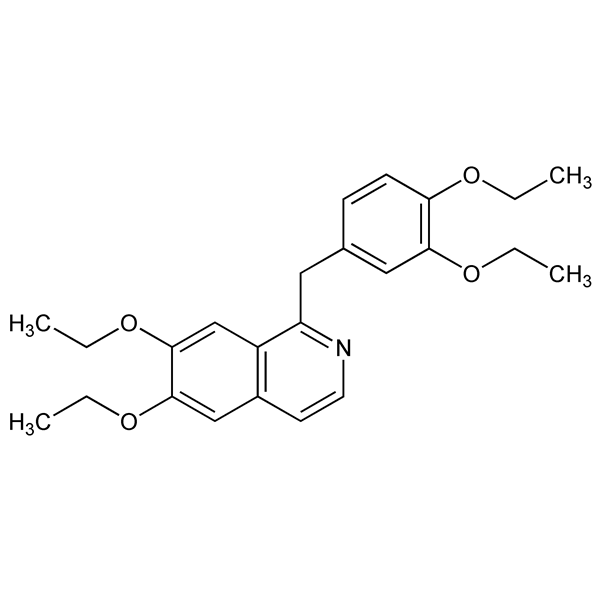 Graphical representation of Ethaverine