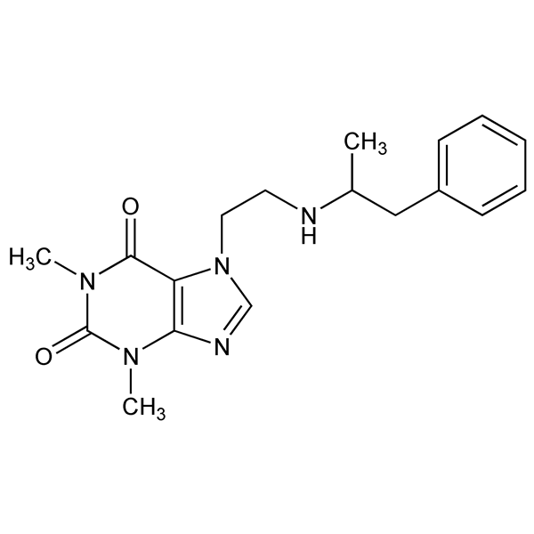 Graphical representation of Fenethylline