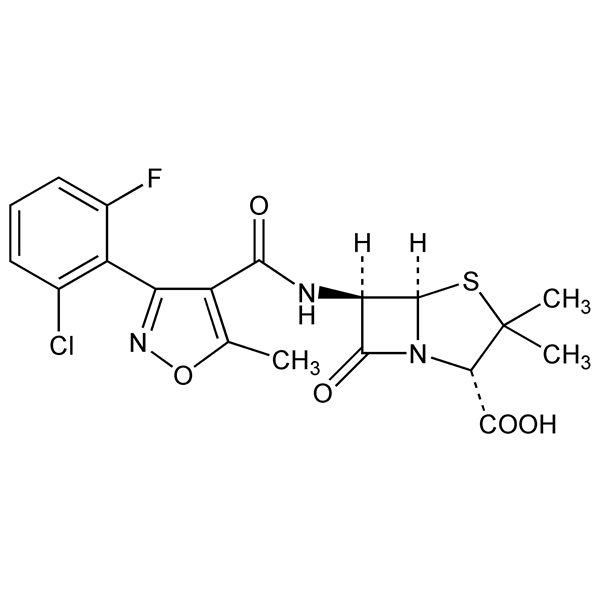 Graphical representation of Floxacillin