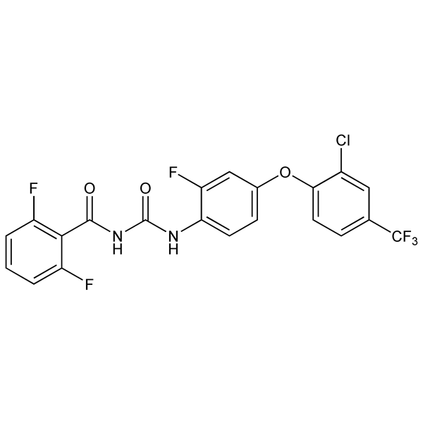 Graphical representation of Flufenoxuron