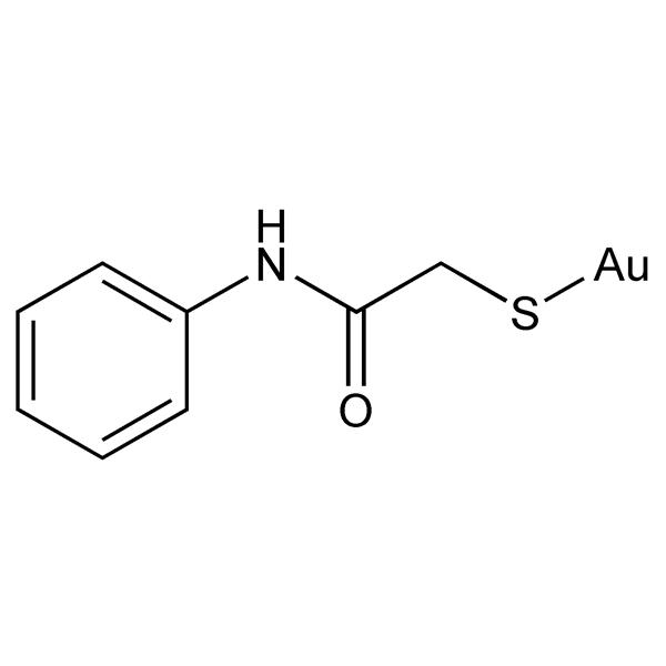 Graphical representation of Aurothioglycanide