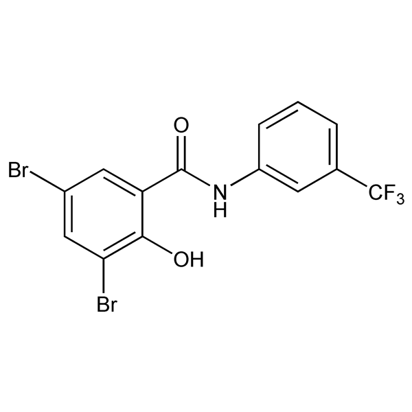 Graphical representation of Fluorosalan