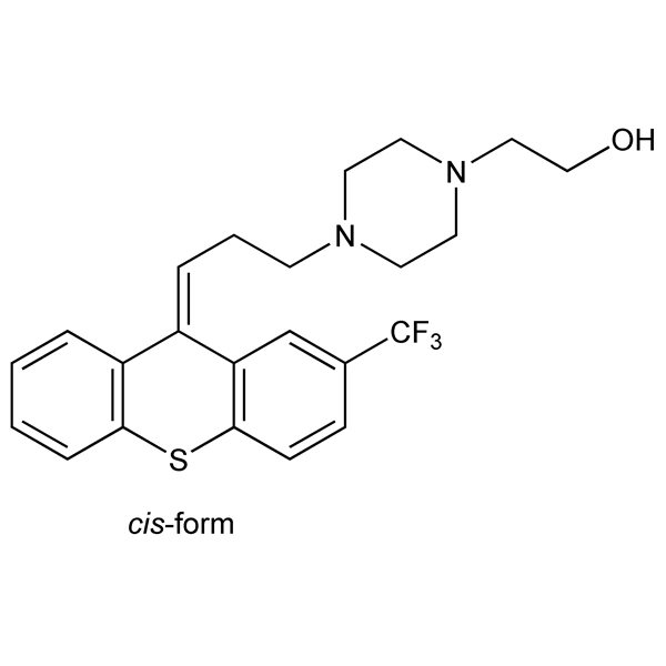 Graphical representation of Flupentixol