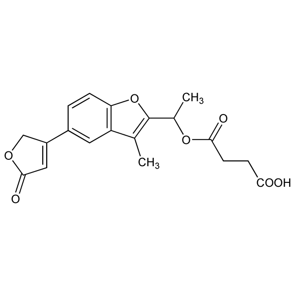 Graphical representation of Benfurodil Hemisuccinate