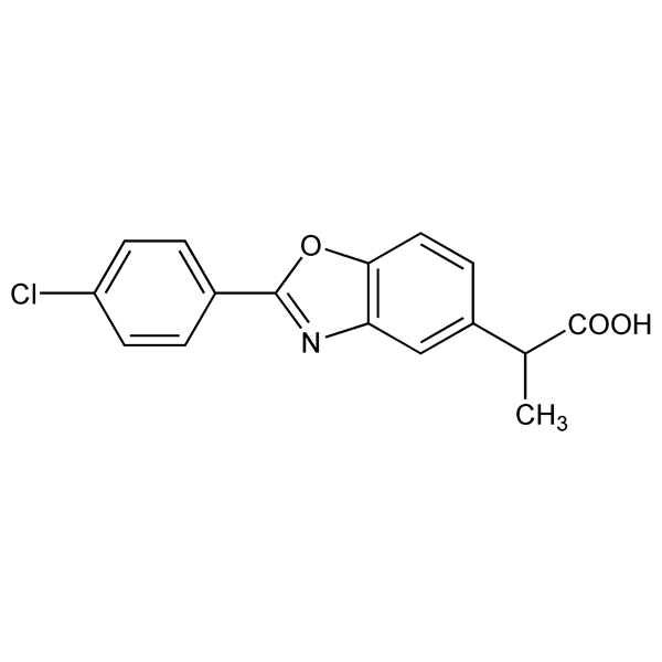 Graphical representation of Benoxaprofen