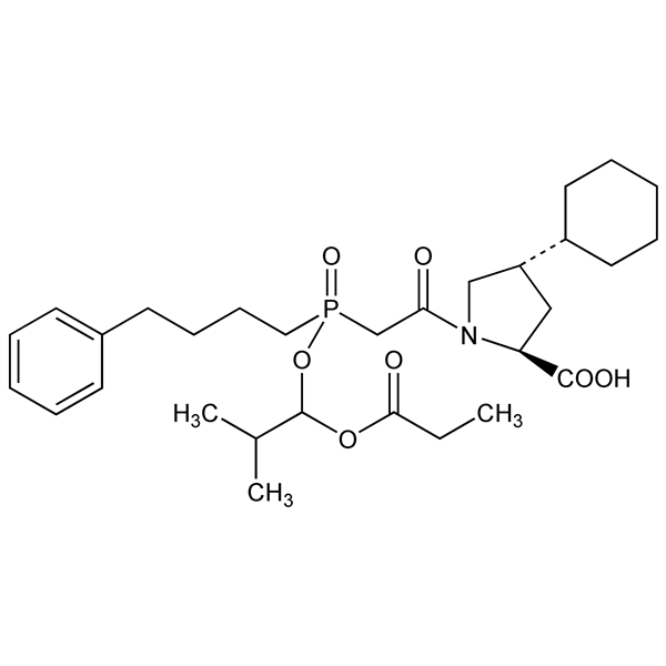 Graphical representation of Fosinopril