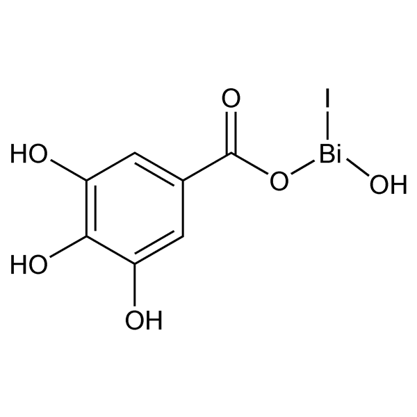 Graphical representation of Bismuth Iodosubgallate