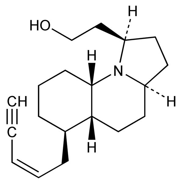 Graphical representation of Gephyrotoxin