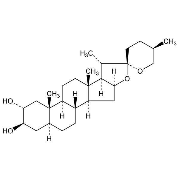 Graphical representation of Gitogenin