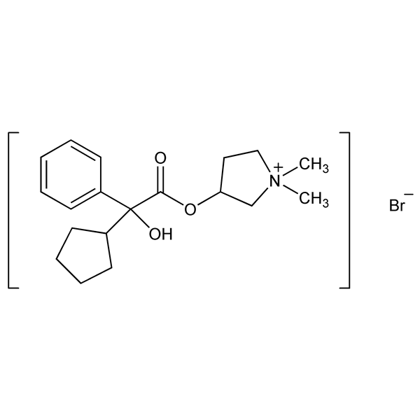 Graphical representation of Glycopyrrolate