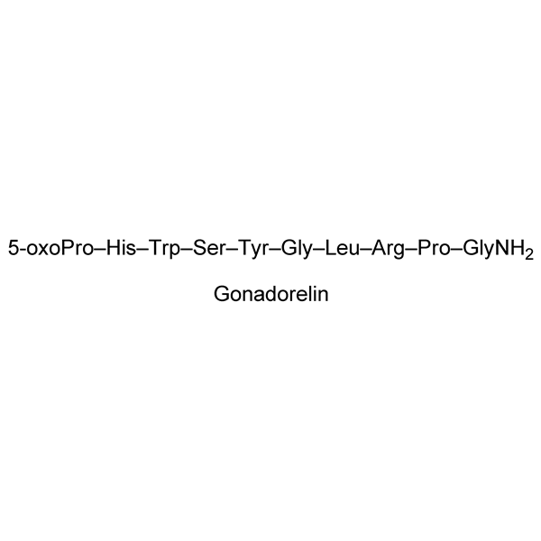 Graphical representation of Gonadotropin-Releasing Hormone