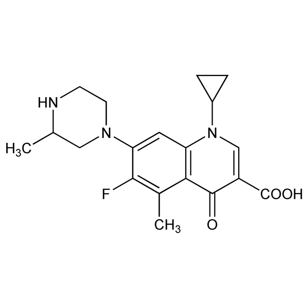 Graphical representation of Grepafloxacin