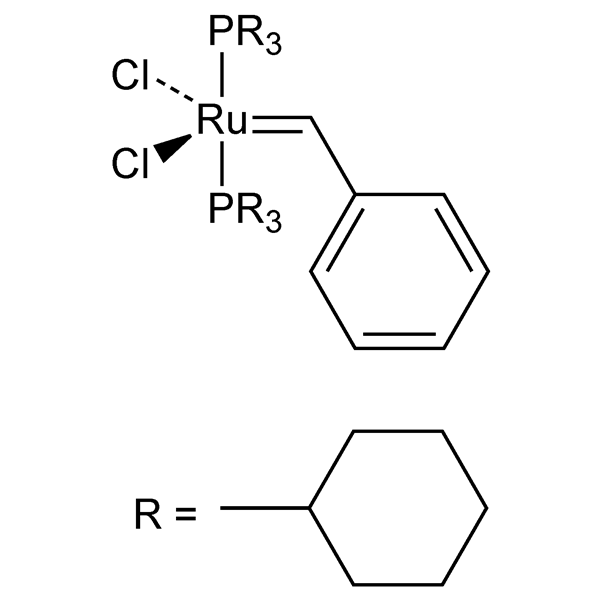 Graphical representation of Grubbs' Catalyst