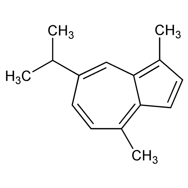 Graphical representation of Guaiazulene