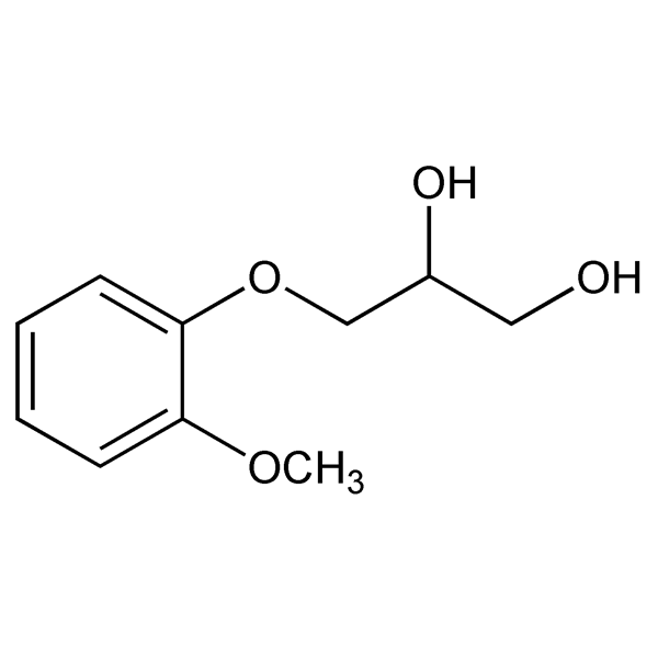 Graphical representation of Guaifenesin