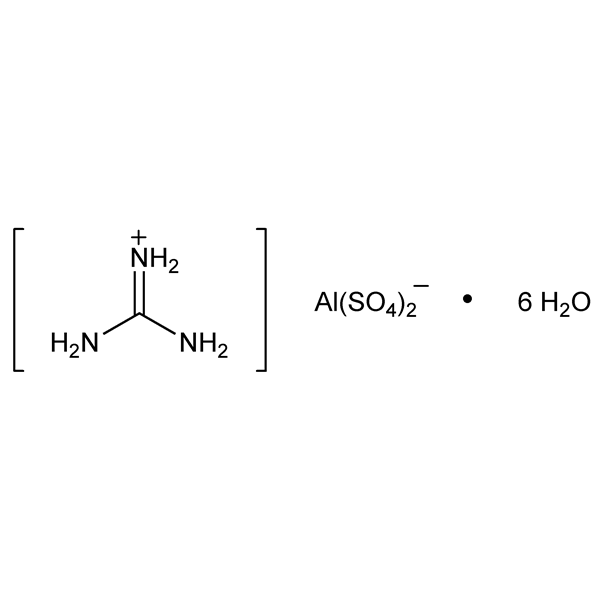 Graphical representation of Guanidinium Aluminum Sulfate Hexahydrate