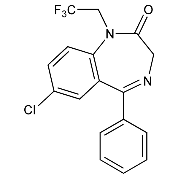 Graphical representation of Halazepam