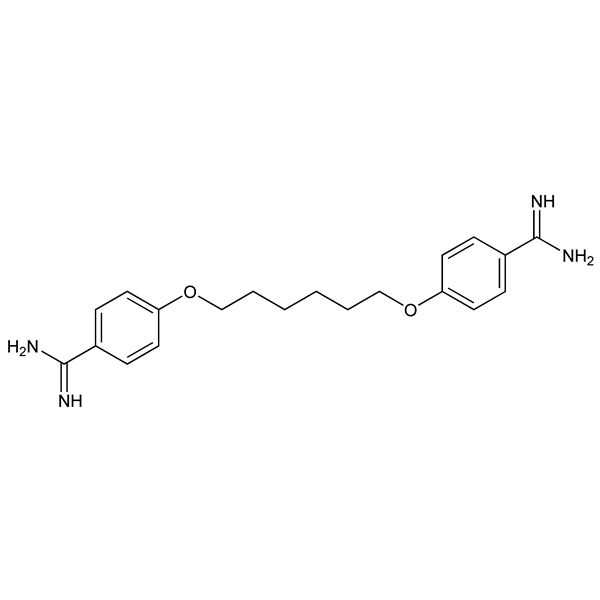 Graphical representation of Hexamidine