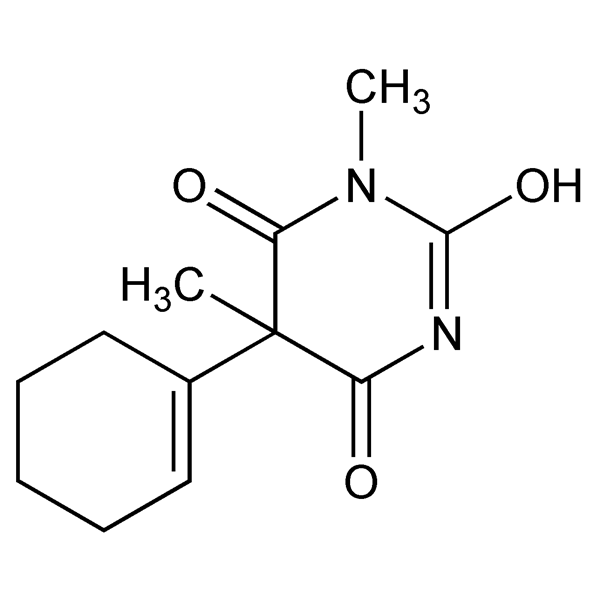 Graphical representation of Hexobarbital